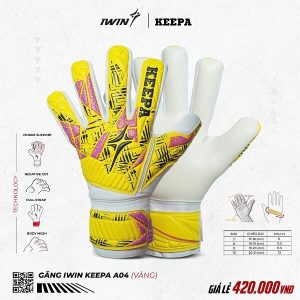 Găng Tay Thủ Môn Cao Cấp - Găng iWin Keepa A04