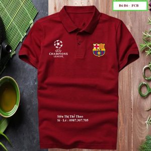 Áo Thun Thể Thao 4 chiều – in Logo Barcelona