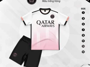 Bộ Quần Áo Bóng Đá Trẻ Em - CLB Paris.S.G ( Vải Thun Lạnh)