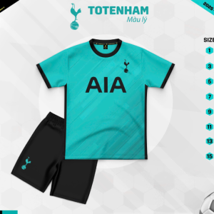 Bộ Quần Áo Bóng Đá Trẻ Em – CLB Tottenham ( Vải Thun Lạnh )