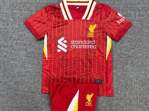 Bộ Quần Áo Bóng Đá Trẻ Em – CLB Liverpool ( Vải Mè Thái )