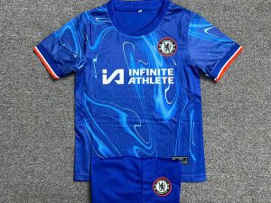 Bộ Quần Áo Bóng Đá Trẻ Em – CLB Chelsea ( Vải Mè Thái)