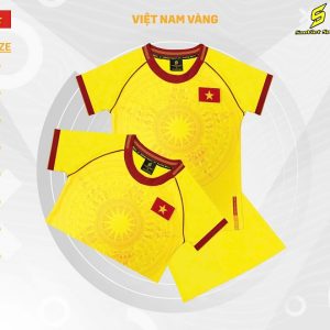 Bộ Quần Áo Bóng Đá Trẻ Em – Đội Tuyển Việt Nam ( Vải Thun Lạnh )