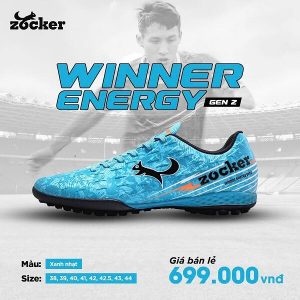 Giày Bóng Đá Người Lớn, Sân Cỏ Nhân Tạo - Giày Zocker Winer Energy Gen 2