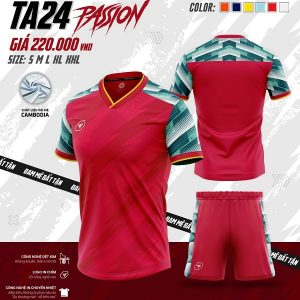 Bộ Quần Áo Bóng Đá, Thể Thao Không Logo - TA24 Passion