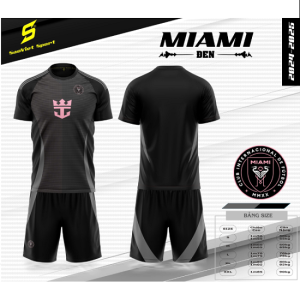 Bộ Quần Áo Bóng Đá Người Lớn – CLB Miami ( Vải Thun Lạnh )