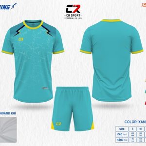 Bộ Quần Áo Bóng Đá, Thể Thao Không Logo - CR Lightning