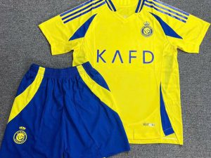 Bộ Quần Áo Bóng Đá Người Lớn – CLB Al-nassr ( Vải Thái )