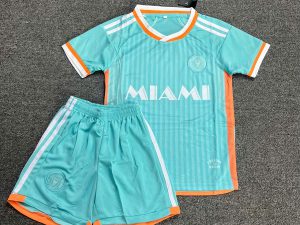 Bộ Quần Áo Bóng Đá Trẻ Em – CLB Miami ( Vải Mè Thái )