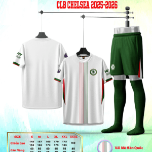 Bộ Quần Áo Bóng Đá Người Lớn – CLB Chelsea ( Vải Mè )