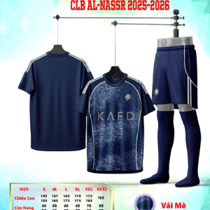 Bộ Quần Áo Bóng Đá Người Lớn – CLB Alnassr ( Vải Mè )