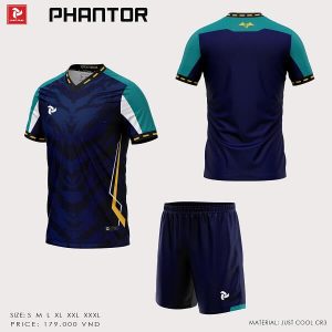 Bộ Quần Áo Bóng Đá, Thể Thao Không Logo – QA Justplay Phantor