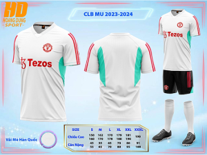 Bộ Quần Áo Bóng Đá Người Lớn – CLB Manchester Unt ( Vải Mè )