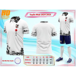 Bộ Quần Áo Bóng Đá Người Lớn – Đội Tuyển Nhật Bản ( Vải Mè )