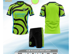 Bộ Quần Áo Bóng Đá Người Lớn – CLB Arsenal ( Vải Mè )
