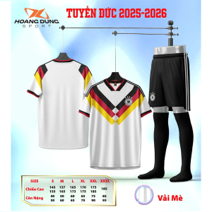 Bộ Quần Áo Bóng Đá Người Lớn – Đội Tuyển Đức ( Vải Mè )
