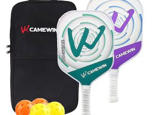 Vợt Pickleball Camewin WinD + 4 Bóng ( 2 Vợt )
