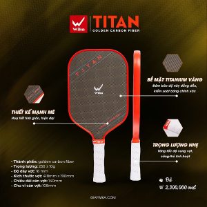 Vợt Pickleball - Wika TITAN