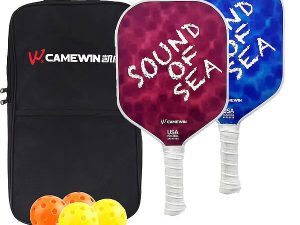 Vợt Pickleball Camewin SEA+ 4 Bóng ( 2 Vợt )
